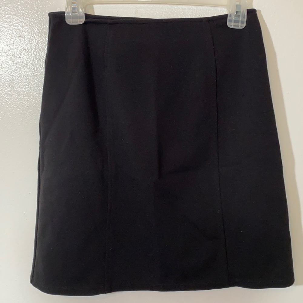Ann Taylor Loft Black Knee Length Skirt 4P XC